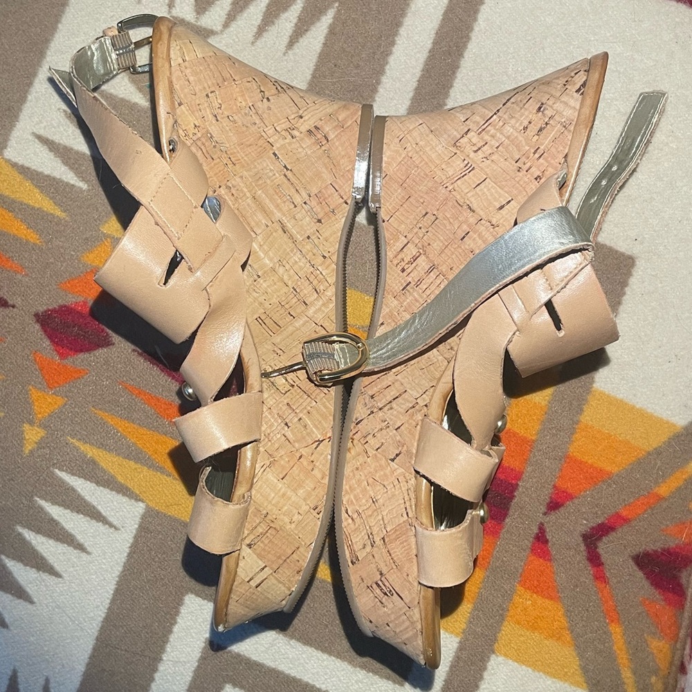 Guess Cork Wedges